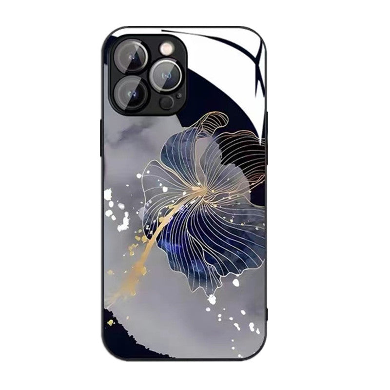 Case iPhone - Marble Flower